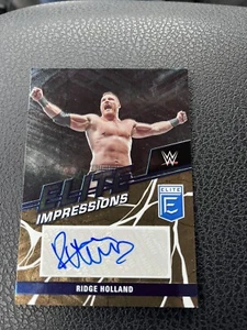 2023 WWE Donruss Elite Ridge Holland Elite Impressions gold parallel #’d 8/10 - Picture 1 of 7