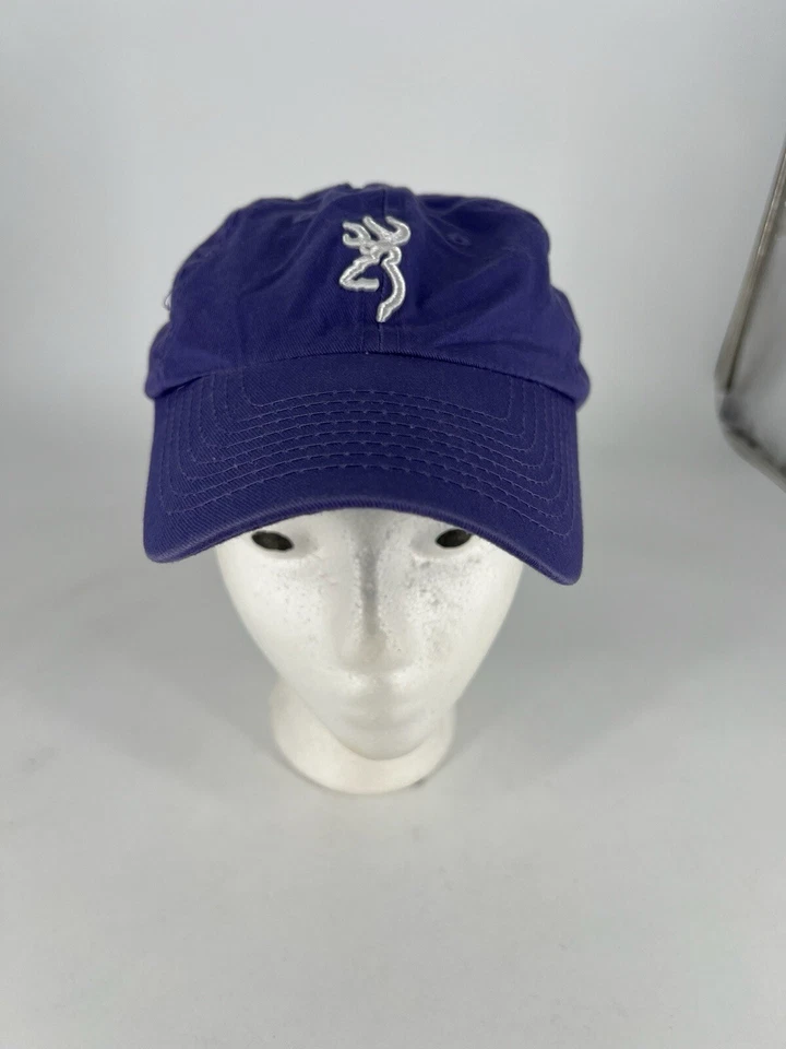 Gorra ajustable con logotipo de Buckmark Browning para mujer algodón púrpura caza deportes ☼ Foto 1 de 4