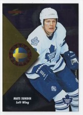 1995-96 Score Border Battle Mats Sundin Toronto Maple Leafs #56