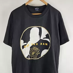 WWF ECW WWE RVD RobVan Dam Whatever Yin Yang 2002 Wrestling Shirt Size L Wildman - Picture 1 of 7
