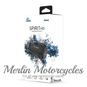 Cardo Spirit HD Bluetooth Motorcycle Intercom Waterproof 2 Way Solo - UK Seller - Picture 1 of 17