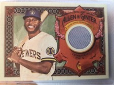 2022 Topps Allen & Ginter Full-Size Relics A Design #AGRA-LCA Lorenzo Cain