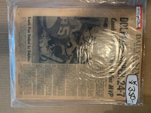 Super Bowl 1974 Miami / Vikings NFL original 1974 complete newspaper - Picture 1 of 1