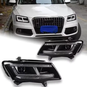 Faros para Audi Q5 Q5L 2009-2018 montaje LED DRL intermitente luces delanteras - Imagen 1 de 9
