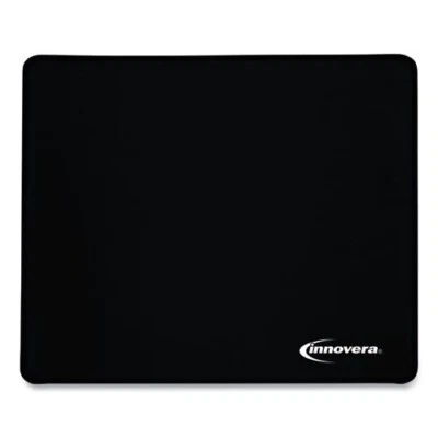Innovera IVR52600 Large Mouse Pad, Nonskid, 9 7/8 X 11 7/8 X 1/8, Black New! - Image 1 of 4