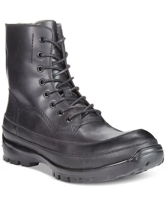 New. UNLISTED Kenneth Cole Imagi-Nation Men's Black Mid Calf Boot Size US 9.5 BK - Image 1 of 4