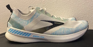 Brooks Bedlam 3 Men's Size 13 Medium White/Black/Aqua 1103431D-106 Running Shoes - Picture 1 of 10
