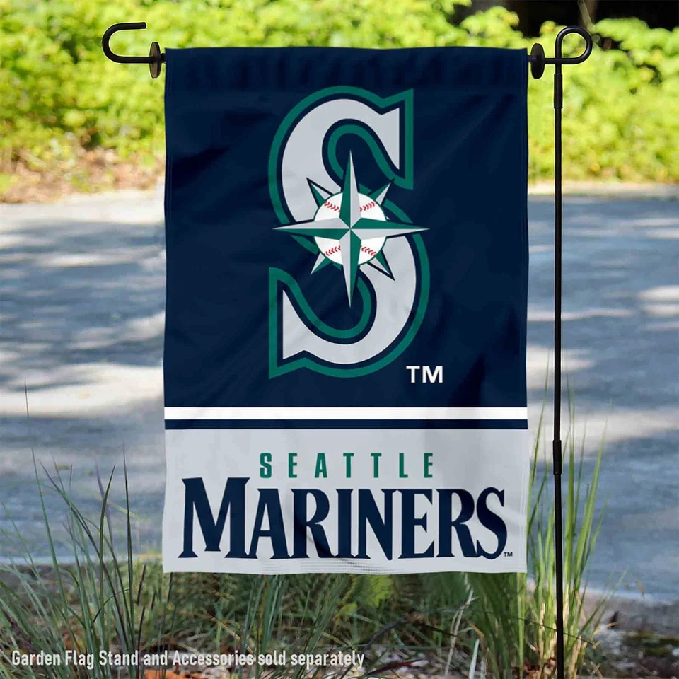 Seattle Mariners Garden Flag and Yard Banner - Image 1 of 4