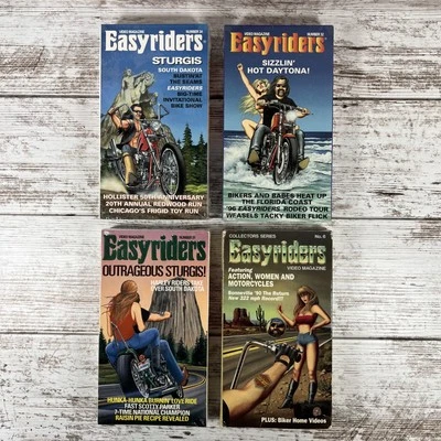 Easyriders Video Magazine (4 VHS Lot) #6 (USED), 31, 32 & 34 (NIB/NEW) - Image 1 of 4