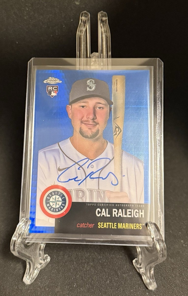 2022 Topps Chrome LACROIX ラクロワ 直筆サインカード 2022 Topps Chrome Platinum Anniversary - Cal Raleigh #CPA-CR