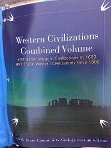 Western Civilization: Cengage: Western Civilization 8TH ED Clark State Ed - Picture 1 of 19
