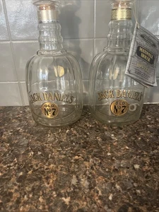 Jack Daniels Old No 7 Tester signiert 1 Buch Etikett Whisky Dekanter Flaschen - Bild 1 von 11