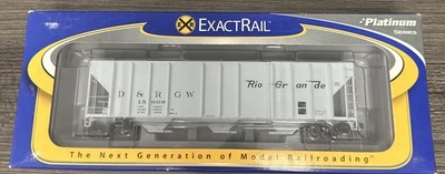 ExactRail Platinum HO EP-80159-2 PS 4427 cf Grain Hopper D&RGW  NIB - Image 1 of 3