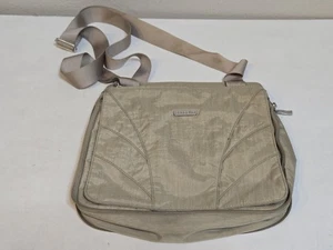 Baggallini Crossbody Bag Purse Adjustable Strap Zip Close Dirt Color #2 - Picture 1 of 8