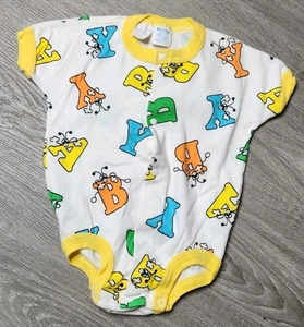 Vintage Carter's ABY Manga Corta Algodón Una Pieza 6 Meses  - Imagen 1 de 5