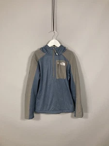 THE NORTH FACE 1/4 ZIP Hoodie - Youth Large - Navy - Good Condition - Boy’s - Picture 1 of 4