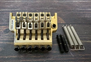 Unidad de trémolo Ibanez Edge Floyd Rose años 80 puente dorado hecho en Japón - Imagen 1 de 9
