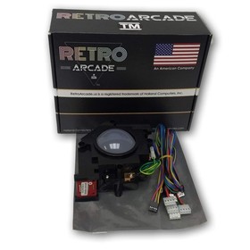 3 Inch Arcade Trackball w/ Harness for JAMMA 412-in-1 and 750-in-1 Multicade PCB