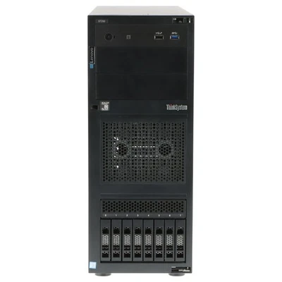 Lenovo ThinkSystem ST250 Server Xeon E-2124 4-Core 3,3GHz 32GB RAM 4x 480GB SSD - Bild 1 von 4