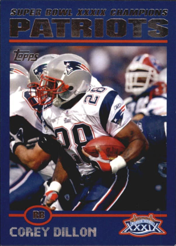 B5633- 2005 Patriots Topps Super Bowl Champions -You Pick- 15+ FREE US SHIP - Image 1 of 1