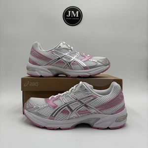 ASICS Gel-1130 Blanco Plata Pura Rosa Talla 10 Mujer 1202A507-100 EN MANO - Imagen 1 de 5