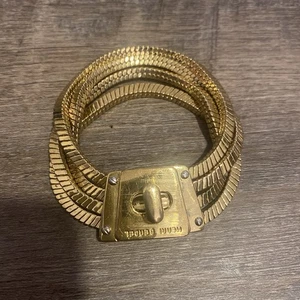 vintage Henri Bendel gold-tone bracelet - Picture 1 of 5