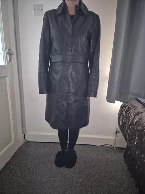 abrigo chaqueta mujer cuero talla mediana  Foto 1 de 4