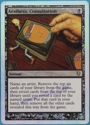 Aesthetic Consultation FOIL Unhinged HEAVILY PLD Rare CARD (391714) ABUGames - Image 1 of 2