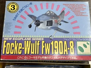 Nuevo de Lote Antiguo Hasegawa Egg Plane NE3 Focke-Wild FW190A-8 Nueva Serie Eggplane - Imagen 1 de 7