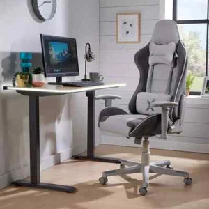 Silla Gaming Oficina Ergonómica Tela X Rocker Alpha - Gris-TWS97. - Imagen 1 de 4