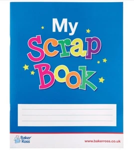 Álbum de recortes grande 3 X 10 escuela hogar adorno niños divertido hacer tarjetas Baker Ross - Imagen 1 de 2