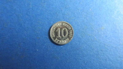 Marke Jeton Kaiserreich 10 Pfennig 1910 in fast unc rar - Bild 1 von 2