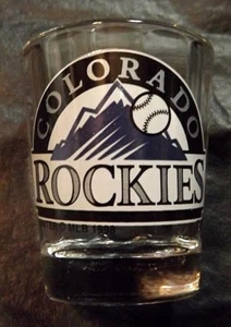 VIDRIO TRANSPARENTE CHUPITO COLORADO ROCKIES 2 1/4 PULGADAS HIGH HUNTER 1998 - Imagen 1 de 4