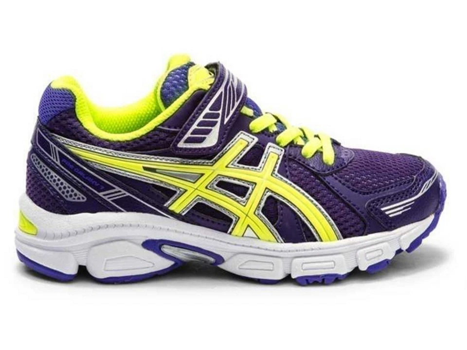 ASICS SCARPE JUNIOR  C412N 3604 PRE GALAXY 7 PS DEEP PURPLE/FLASH YELLOW/BLUE - Imagen 1 de 1
