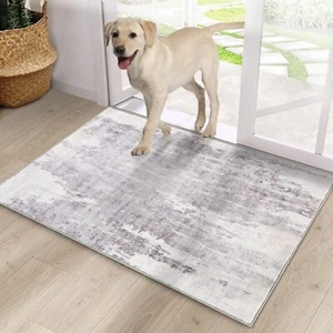 Cristgee Door Mat Front Indoor Door Mat Faux Wool Non-Slip Entryway Rug Absor... - Picture 1 of 7