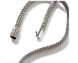 John Hardy klassische Silberkette Halskette 5 mm 18 Zoll UVP 650 $ - Bild 1 von 5