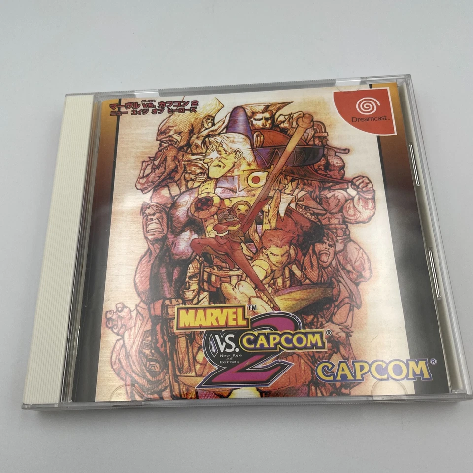 Sega Dreamcast Marvel Vs Capcom 2 age of heroes JAPAN IMPORT USED - Image 1 of 4