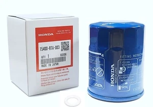 GENUINE NEW FOR HONDA CRV OIL FILTER FOR ALL PETROL MODELS + SUMP WASHER - Picture 1 of 3