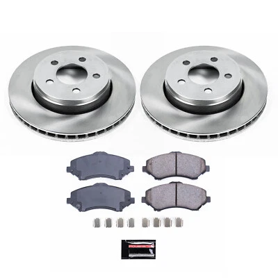 Kit de frenos de disco PowerStop - Delantero - Se adapta a Dodge Nitro 2007-2011, Jeep Liberty 2008 Foto 1 de 4