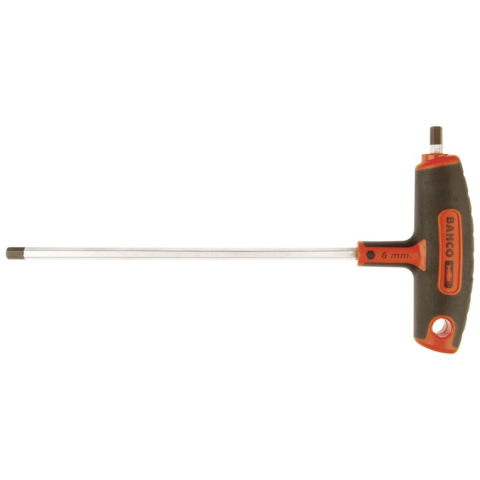 Bahco 900T-080-200 Allen Wrench 8mm T-handle Steel Blade Chrome-Plated - Image 1 of 1