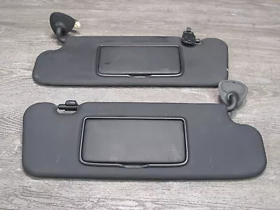 10-19 NISSAN 370Z Z34 CONVERTIBLE SET OF 2 FRONT RIGHT & LEFT SUNVISOR OEM - Image 1 of 4
