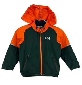 Helly Hansen Hooded Rain Jacket Boys Size 7 J. (122) - Picture 1 of 11