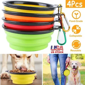 4PCS of Pet Food Can Cover Silicone Reusable Cap Can Lids for Dog and Cat Foo - Picture 1 of 12