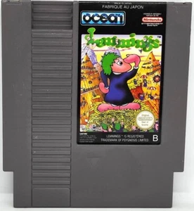 Lemmings Jeu Nintendo Nes F54 - Photo 1/3