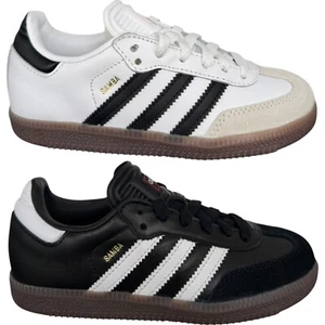 Adidas Samba J Kids Shoes Youth Indoor Soccer Toddler Little Kid Big Kids Sambas - Picture 1 of 29