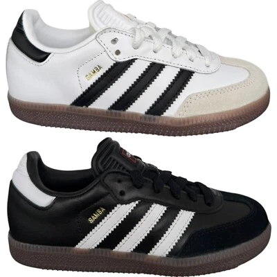 Adidas Samba J Kids Shoes Youth Indoor Soccer Toddler Little Kid Big Kids Sambas - Image 1 of 4