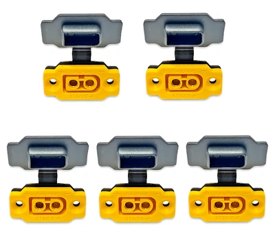 5x Goldstecker XT60BE-F Einbaustecker mit Gummikappe Buchse Female XT60 Lipo RC - Bild 1 von 4