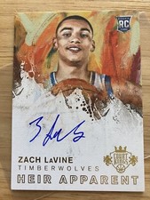 2014-15 Court Kings Zach Lavine Rookie on card Auto HEIR APPARENT RC #104/130