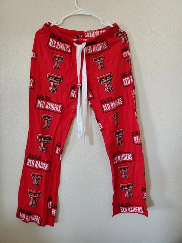 Pajama Pants Red Texas Tech Red Raiders Size Medium Cover