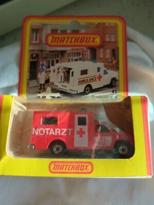Matchbox Superfast MB41 Ambulance RED NOTARZT- Boxed- Rare - Image 1 of 4